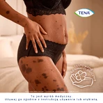Tena Silhouette Plus Zwart, discreet absorberende slips voor dames, maat M, 12 stuks