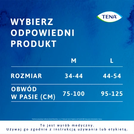 Tena Silhouette Plus Zwart, discreet absorberende slips voor dames, maat M, 12 stuks