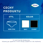 Tena Silhouette Plus Zwart, discreet absorberende slips voor dames, maat M, 12 stuks