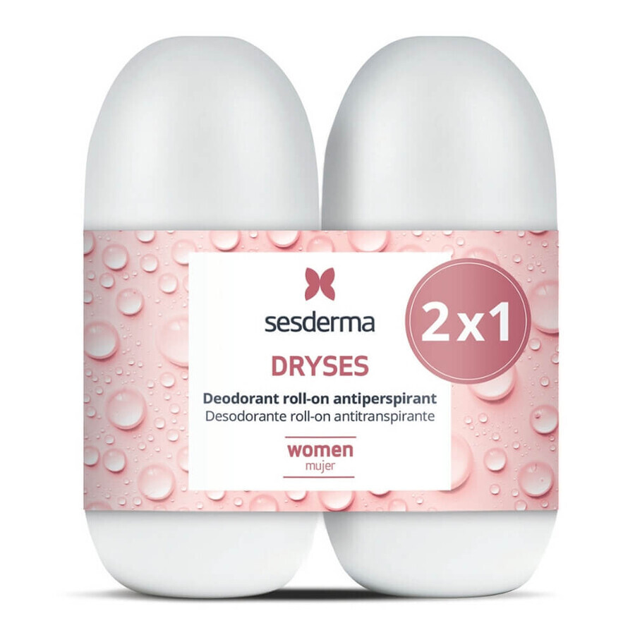 Sesderma Dryses, deodorantroller voor vrouwen, 2 x 75 ml