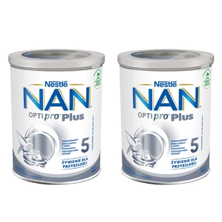 Nestle NAN Optipro Plus 5 set, a milk-based product for children over 2.5 years, 2 x 800 g