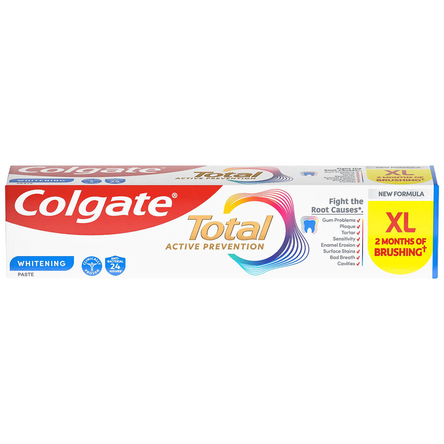 Colgate Total Whitening, pastă de dinți albitoare, 125 ml