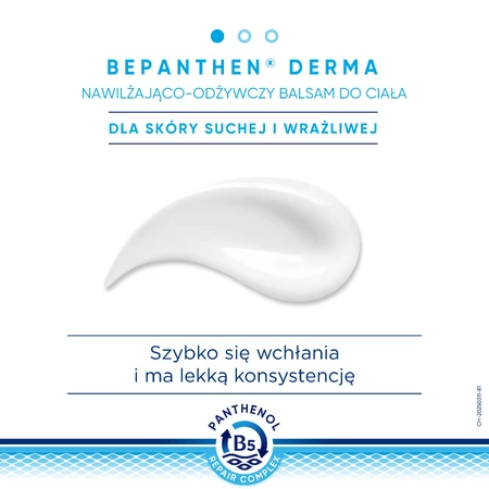 Bepanthen Derma Restoring, lait corporel hydratant et revitalisant, 400 ml