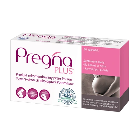 Pregna Plus set, voor zwangere vrouwen en vrouwen die borstvoeding geven, 2 x 30 capsules