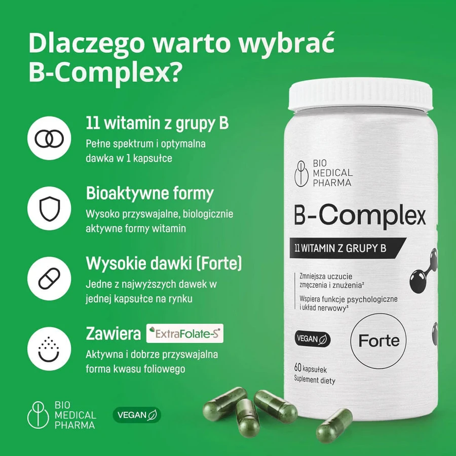 B-Komplex, 60 Kapseln