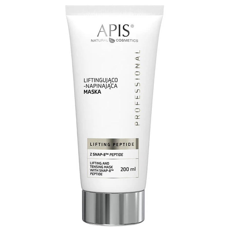 Apis Lifting Peptide Set, Lifting- und Straffungsmaske mit SNAP-8, 200 ml + Gesichtscreme, erste Faltenreduktion, 50 ml + Augencreme, 15 ml gratis