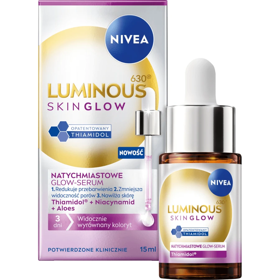 Nivea Luminous 630 Skin Glow, direct-gloeiend serum, 15 ml