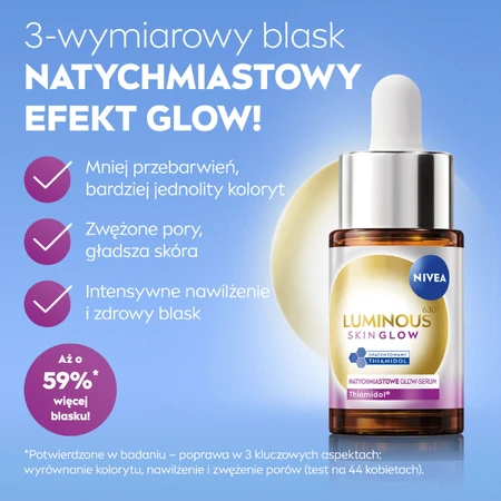 Nivea Luminous 630 Skin Glow, direct-gloeiend serum, 15 ml
