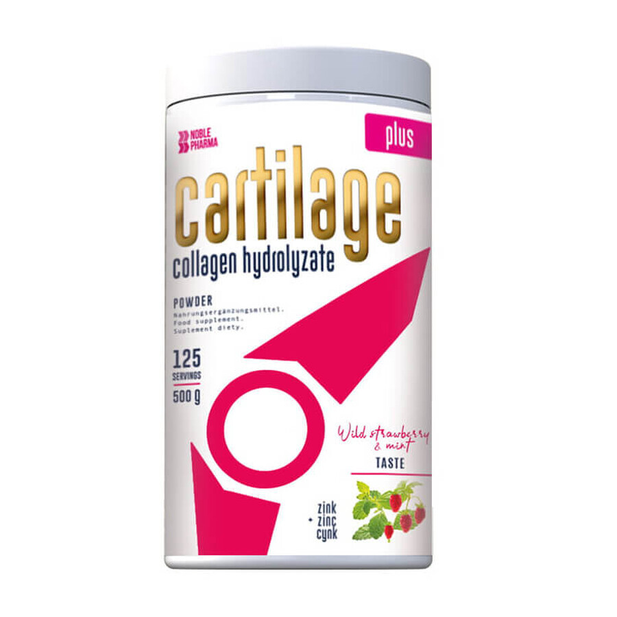 Noblepharma Cartilage Plus, sabor fresa y menta, 500 g