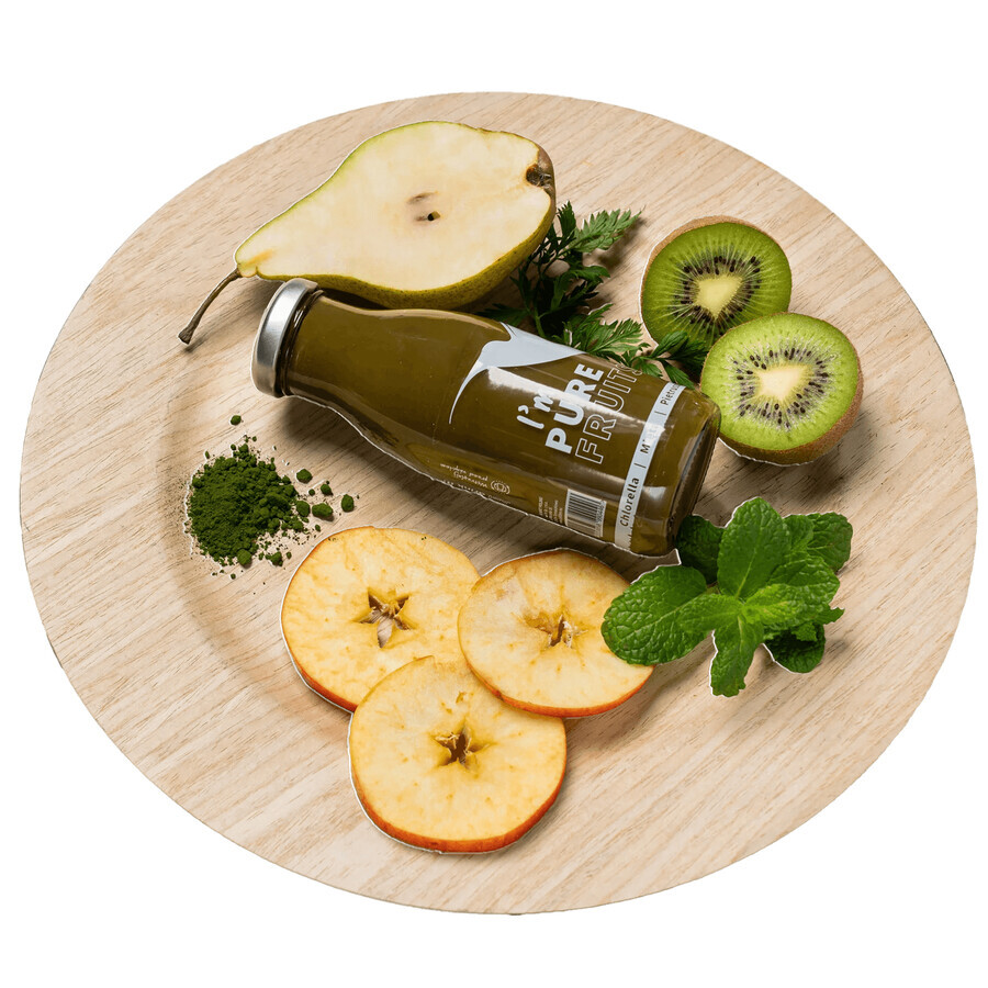 Collibre Pure Fruits, pürierter Saft, Chlorella, Minze und Petersilie, 250 ml