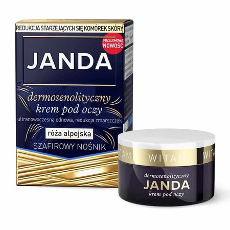 Janda Sapphire Carrier, crema dermosenolítica para el contorno de ojos, 15 ml