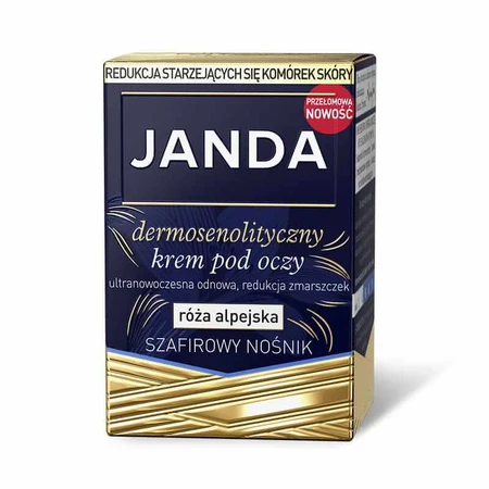 Janda Sapphire Carrier, crema dermosenolítica para el contorno de ojos, 15 ml