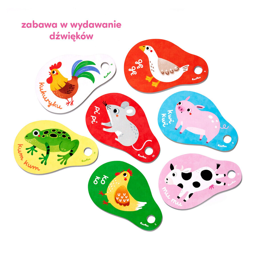 CzuCzu My Animals, Ringbuch für Kinder, ab 12 Monaten