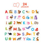 CzuCzu Paired Puzzles Letras, puzzles para niños, a partir de 3 años, 48 elementos
