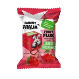 Bunny Ninja Fruit Fluk, fruit snack, apple-strawberry flavor, 15 g