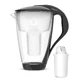 Dafi Crystal Led, jarra de cristal con filtro, negra, 2 l + filtro Classic, 1 pieza