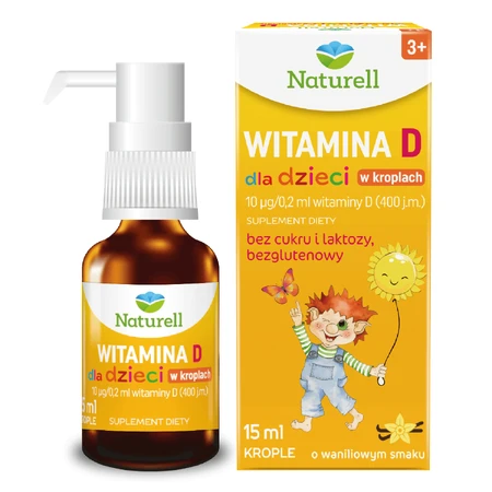 Naturell Vitamin D for children, drops, 15 ml