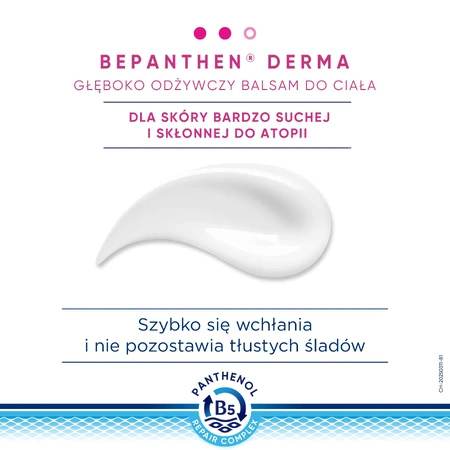 Bepanthen Derma Replenishing, deeply nourishing body lotion, 200 ml