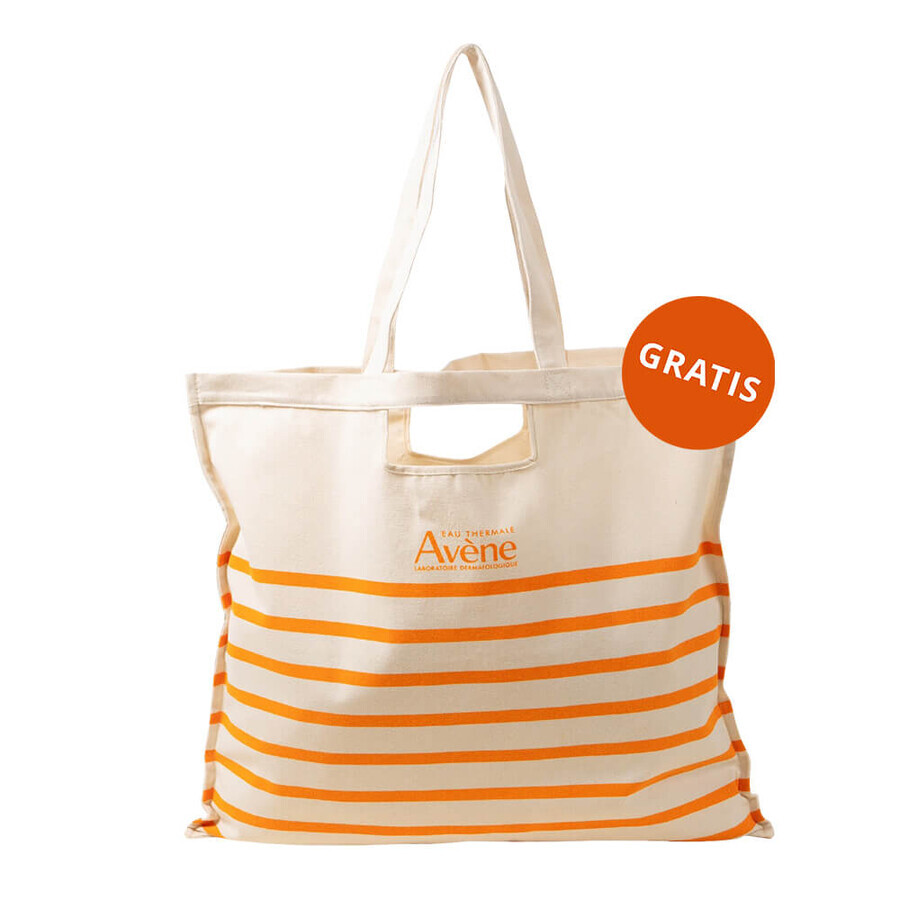 Avene Sun set, zeer hoge zonbescherming, kindermelk, SPF 50+, 250 ml + aftersun lotion, voor volwassenen en kinderen vanaf 2 jaar, 200 ml + gratis strandtasje