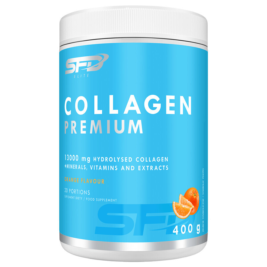SFD Kollagen Premium, Orangengeschmack, 400 g