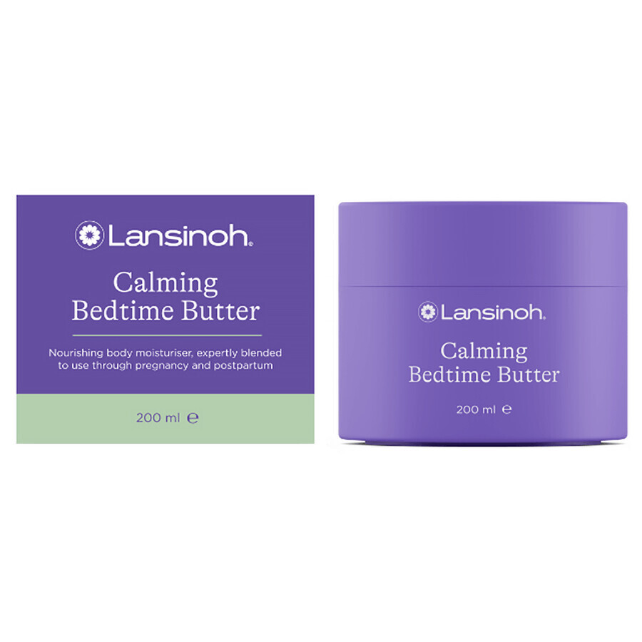 Lansinoh, burro corpo lenitivo con magnesio, 200 ml