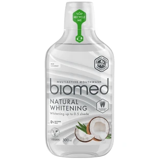 Biomed Super White, mondwater, munt en kokos, 500 ml
