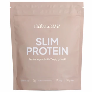 Natu Care Slim Protein, Vanille-Bourbon-Geschmack, 375 g