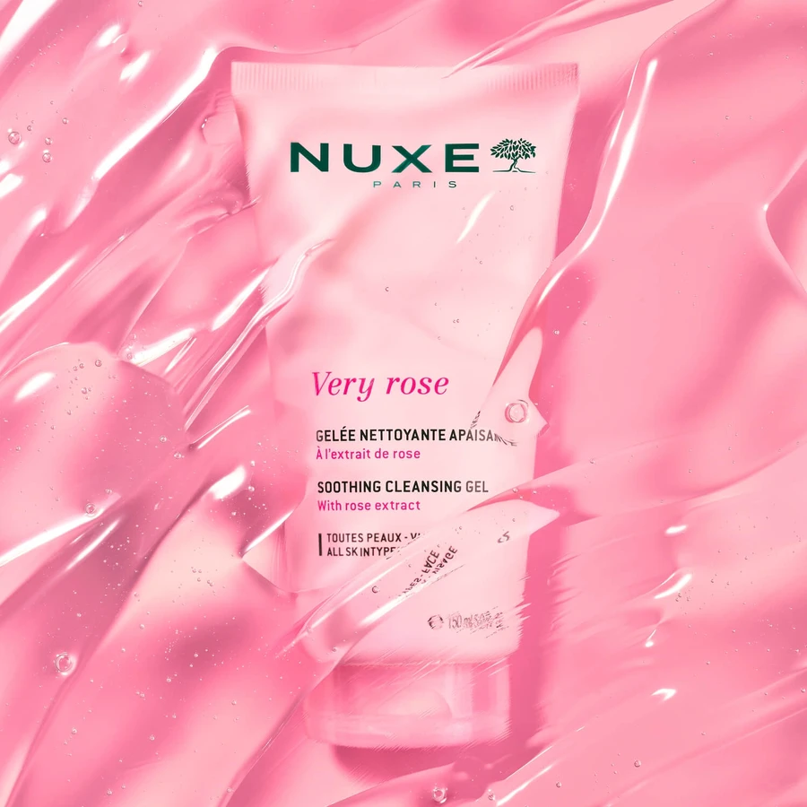 Nuxe Very Rose, verzachtende gezichtsreinigingsgel, 150 ml