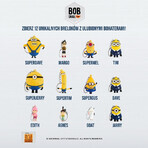 Bob Snail Fun set, Roll snack de fruta, mango, 20 g + juguete, Minion