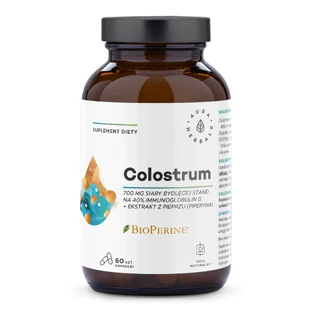 Aura Herbals Calostro 700 mg + BioPerine, 60 cápsulas