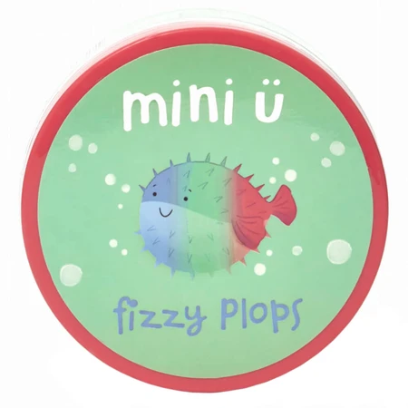 Mini U Fizzy Plops, colored bath tablets for children, 40 x 3 g
