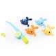 Dumel Discovery, bath toys, Fleeing Whales, 18 months and older, 4 pieces