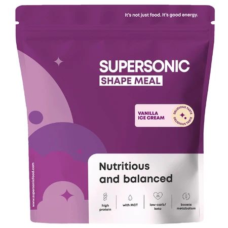 Supersonic Shape Meal, sabor helado de vainilla, 780 g