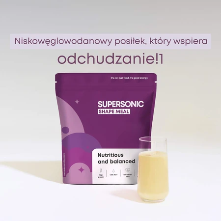 Supersonic Shape Meal, sabor helado de vainilla, 780 g