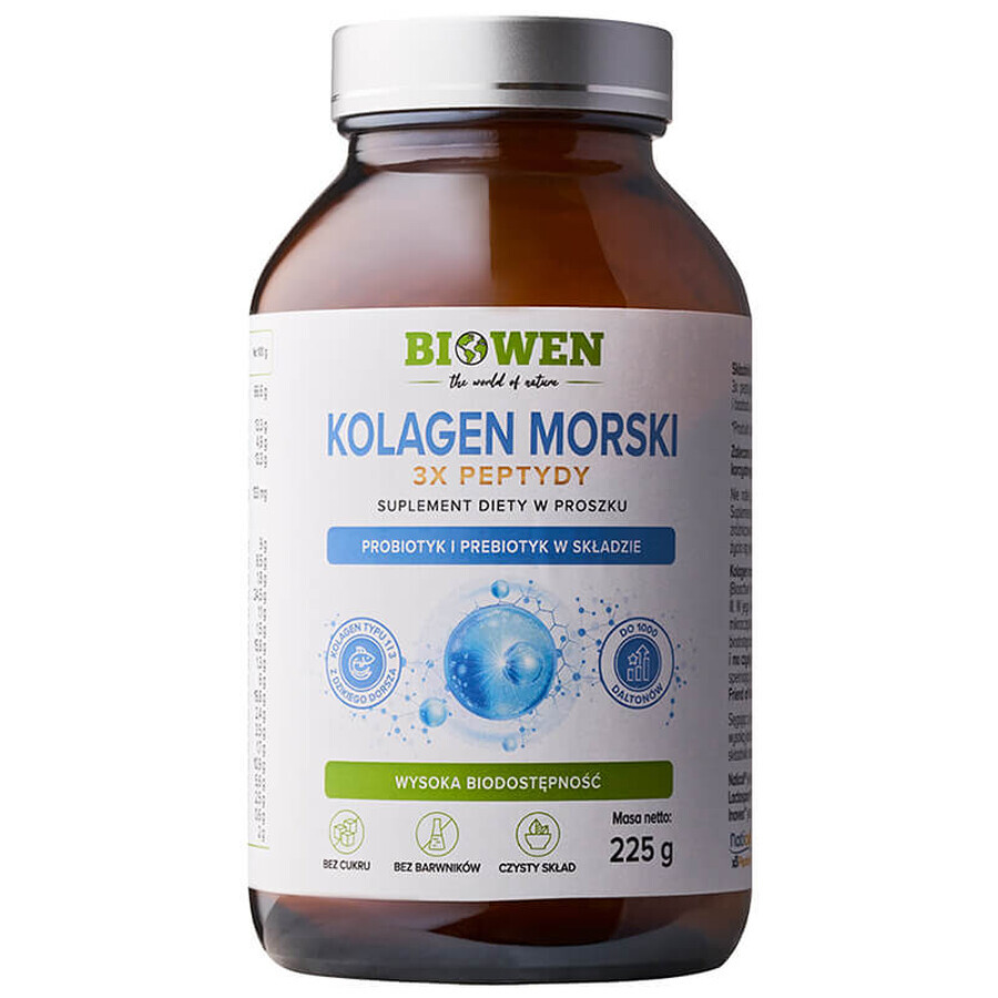 Biowen Meereskollagen 3x Peptide, 225 g