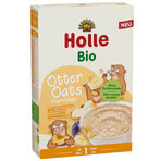 Holle Papilla Integral Bio, Avena de Nutria, con manzana, plátano y ciruelas, sin leche, a partir de 1 año, 200 g
