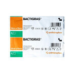 Bactigras, pansament cu parafină, steril, 10 cm x 10 cm, 10 bucăți Bactigras, pansament cu parafină, steril, 10 cm x 10 cm, 10 bucăți