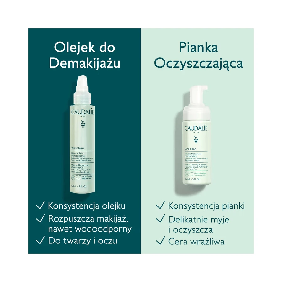 Caudalie Vinoclean, Öl zum Entfernen von Make-up, 150 ml