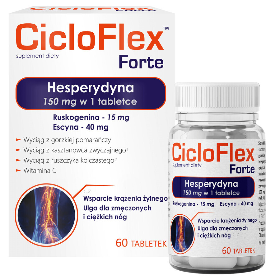 CicloFlex Forte, 60 comprimidos