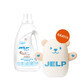 Jelp Beb&#233; 0+, leche lavante hipoalerg&#233;nica, blanca, 1,5 l + osito de peluche de regalo