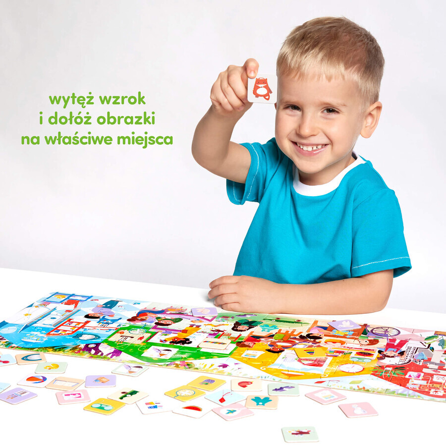 CzuCzu Wat we doen in de kleuterschool, puzzels voor kinderen, 3-4 jaar oud, 40 elementen