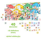 CzuCzu Wat we doen in de kleuterschool, puzzels voor kinderen, 3-4 jaar oud, 40 elementen CzuCzu Wat we doen in de kleuterschool, puzzels voor kinderen, 3-4 jaar oud, 40 elementen