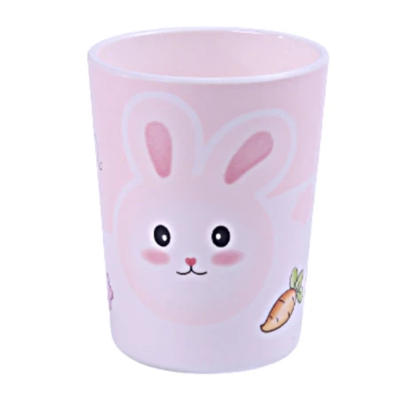 Bocioland, Kindergeschirr aus Melamin, Kaninchen, 5 Teile