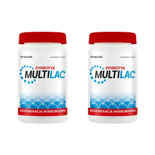 Multilac Synbiotic Kit, 2 x 50 capsules