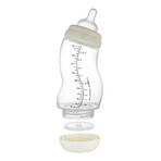 Canpol Babies, Anti-Kolik-Flasche S-Shape, Weithals, PP, 24/200, 310 ml + Silikonsauger für Flasche S-Shape S, mini, 59/891, ab Geburt, 2 Stück gratis Canpol Babies, Anti-Kolik-Flasche S-Shape, Weithals, PP, 24/200, 310 ml + Silikonsauger für Flasche S-Shape S, mini, 59/891, ab Geburt, 2 Stück gratis