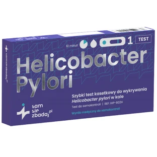 Autotest Helicobacter pylori, test rápido para la detección de antígenos de Helicobacter pylori en heces, casete, 1 unidad