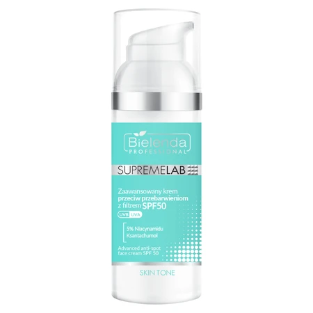 Bielenda Professional SupremeLab Skin Tone, light anti-pigmentation cream with sun protection, 50 ml