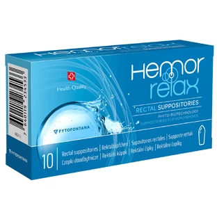 Fytofontana Hemorelax, supositorios rectales, 10 piezas