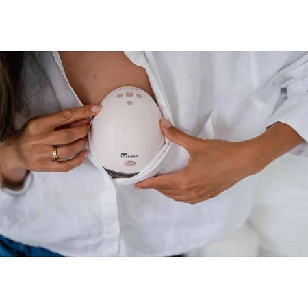 Momini TwinHarmony, electronic breast pump, dual, 4-phase, wireless.