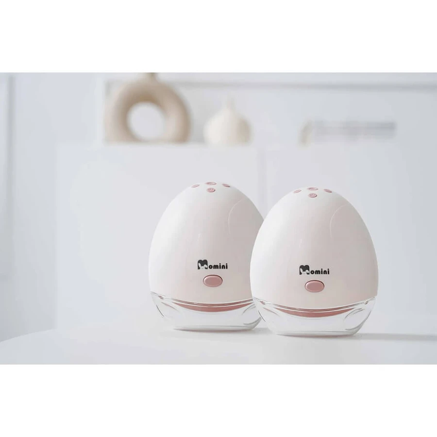 Momini TwinHarmony, electronic breast pump, dual, 4-phase, wireless.